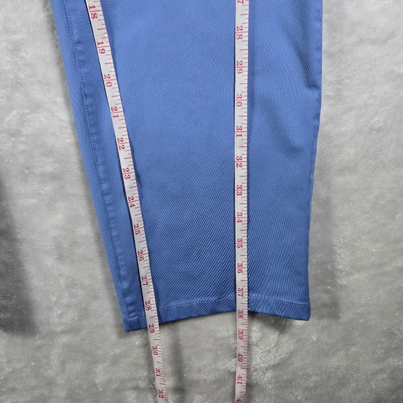 Rhone Commuter Straight Pants Mens 32x28 Light Blue Stretch Flat Front Casual - Picture 7 of 8